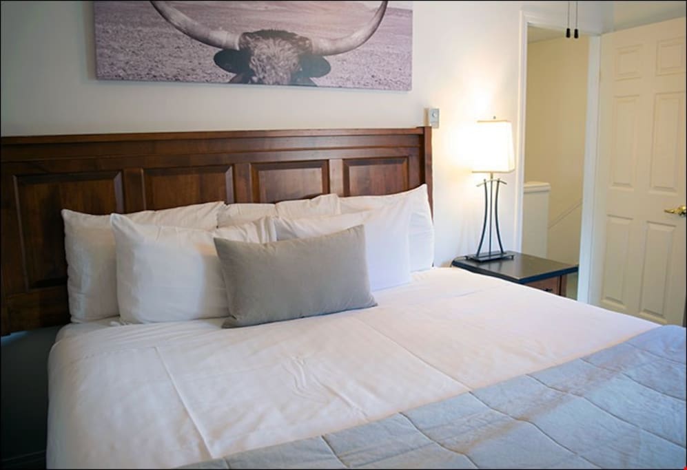 Get a good night's rest in the spacious master bedroom.