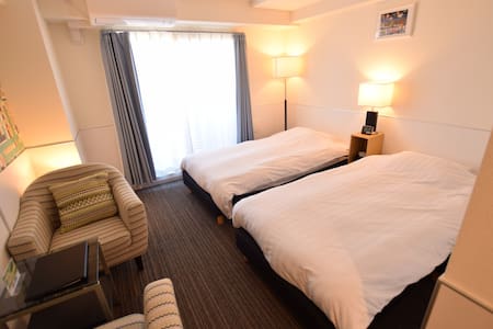 Constructed in 2018! Twin Room/Near Ueno,Asakusa