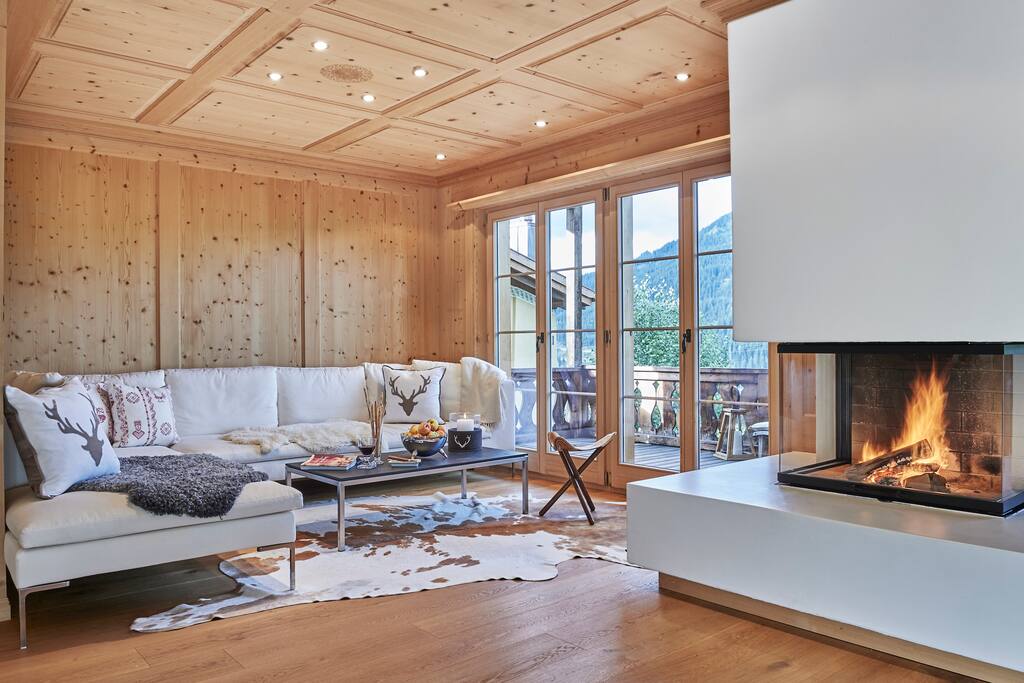 Generous living area with beautiful views