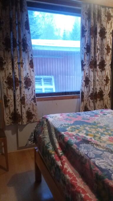 The room window.