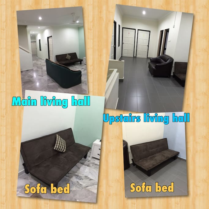 Extra sofa beds
Total can sleep 25 people