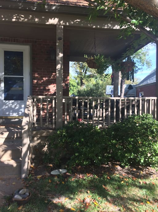Seating on wrap around front porch