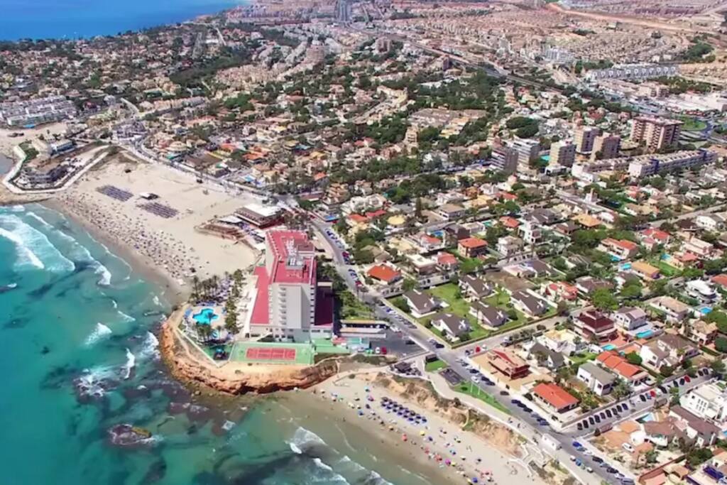 Overview over Playa La Zenia