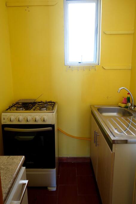 Cocina completa.