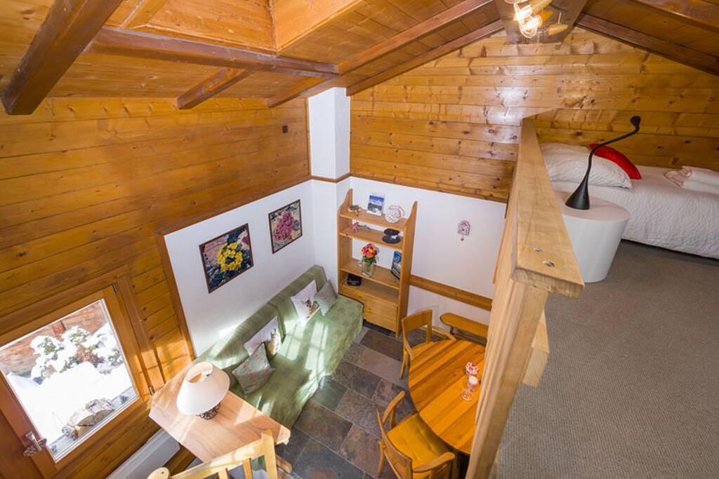 Galerie mit 2 Betten