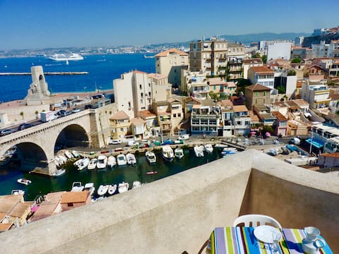 Airbnb performant: In the heart of the Vallon des Auffes,Villa Anaïs à Marseille 7e Arrondissement