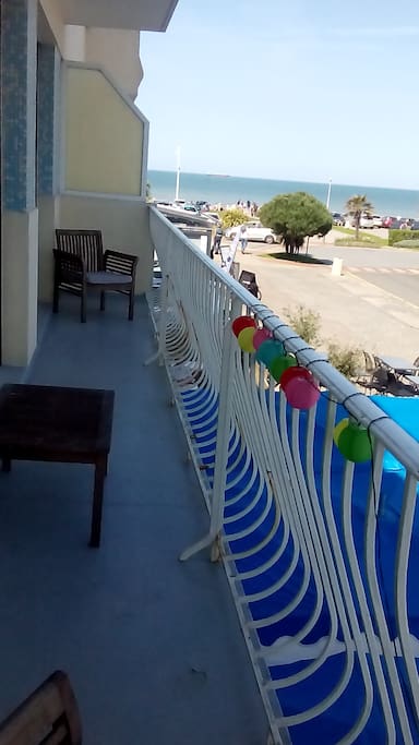Vue balcon côté mer