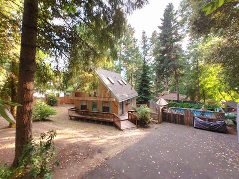 Cozy A Frame Cabin Spa Retreat