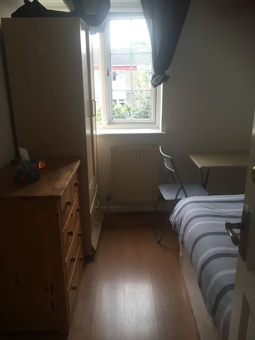 Entrance to single room