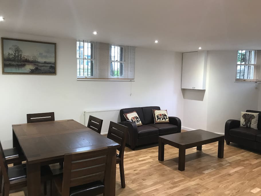 Solid 6 seat Dining Table extendible