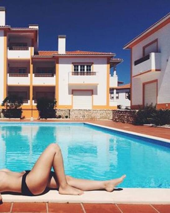 A nossa piscina