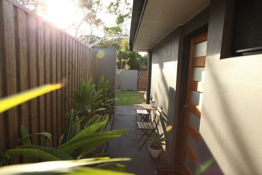 Beautiful and private yard