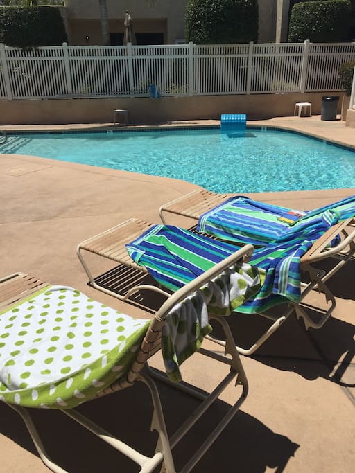 Two pools and two hot tubs on the premises.