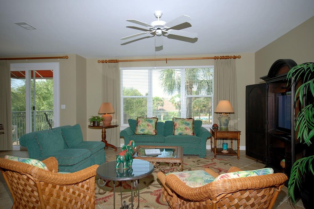 Living Area with Beautiful Wi