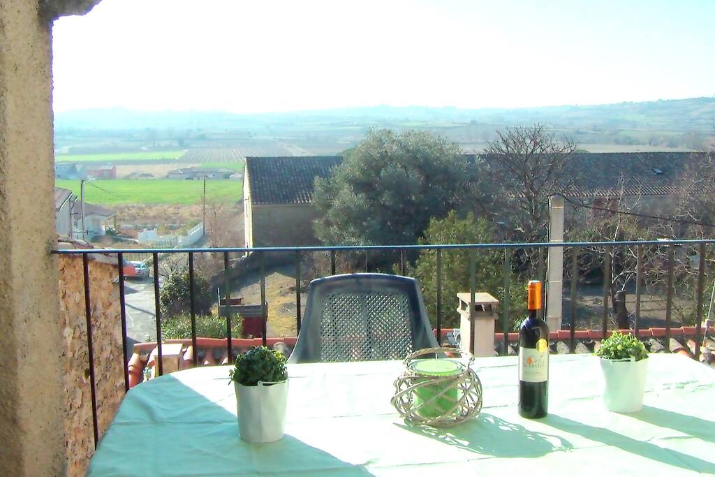 Terrasse avec vue panoramique