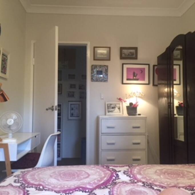 in the double bedroom