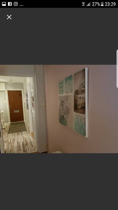 From bedroom to the hall