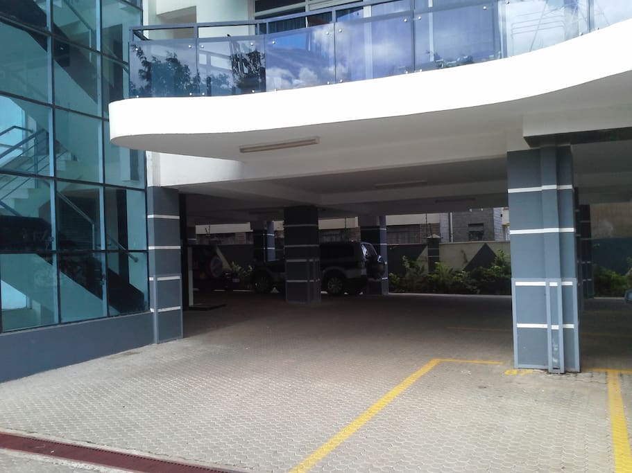 Main entrance to the lift lobby