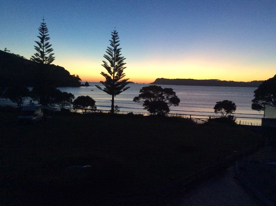 View from house across the ocean