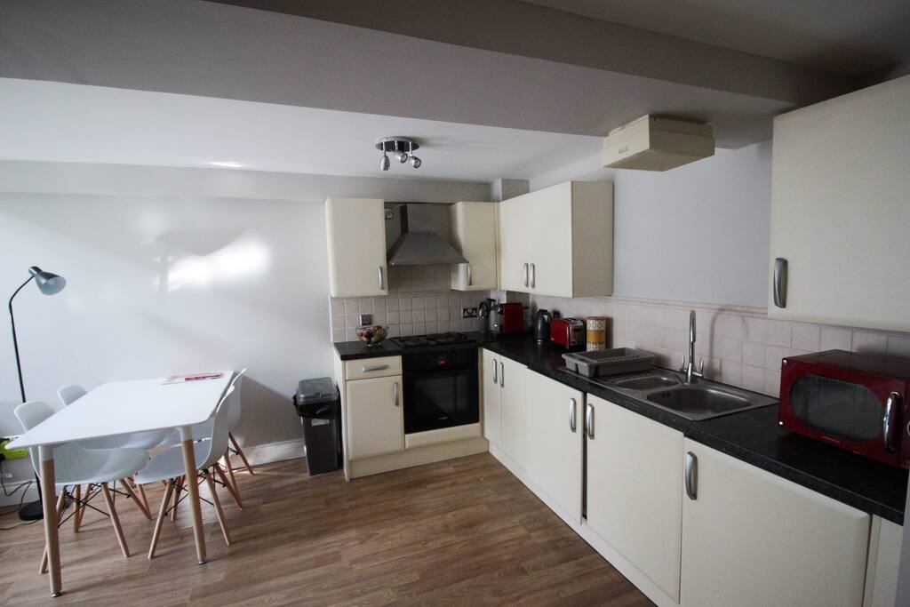 Open plan kitchen