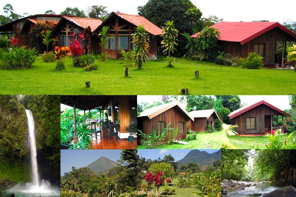Private 1,2 and 3 bedroom Cabins, La Fortuna Costa Rica