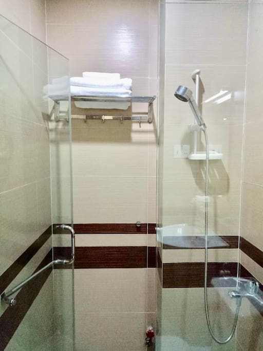 bathroom with shower cabin