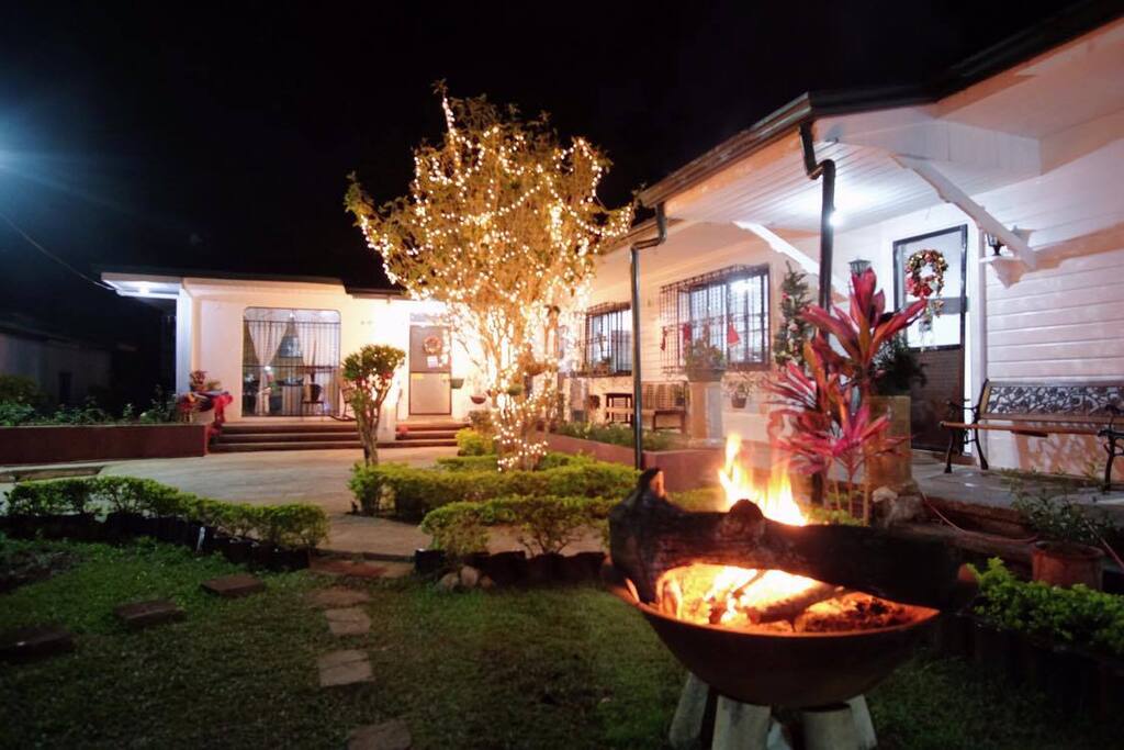 Main House night view