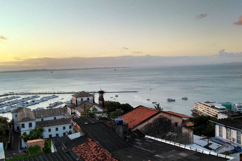 Vista dos quartos