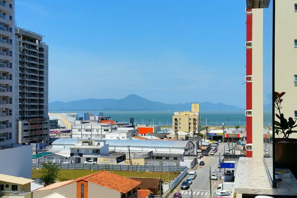 vista para Baia Sul e beira mar de São José.