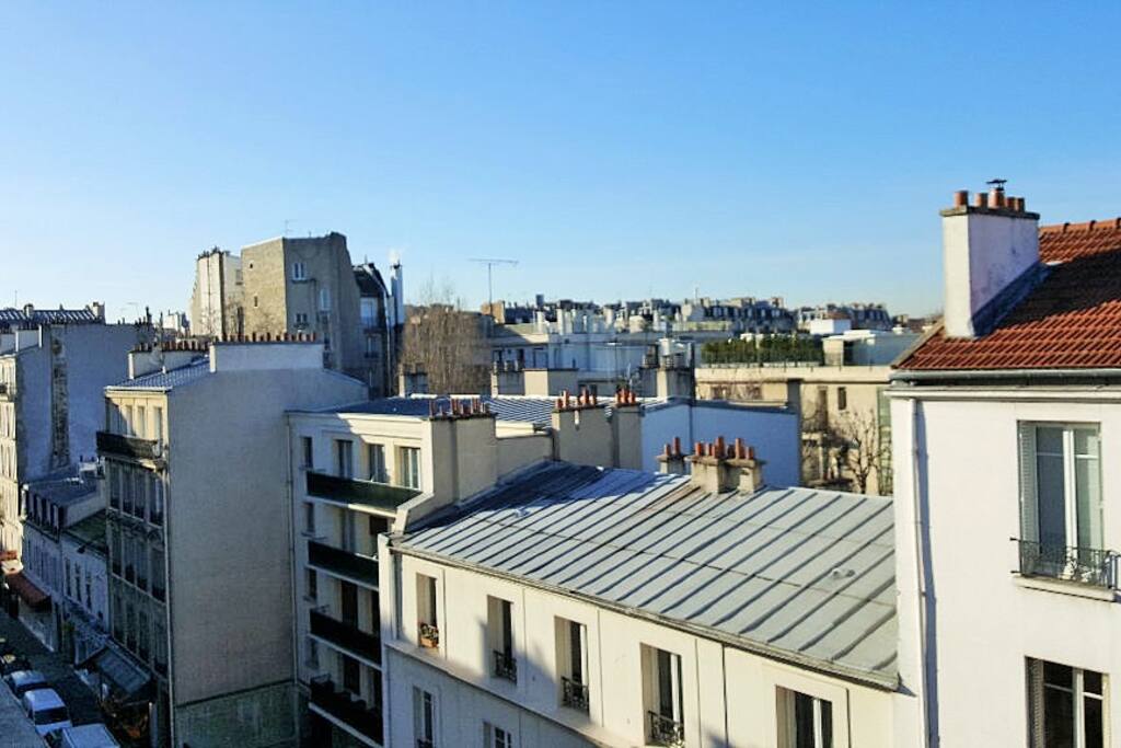 Vue sur les toits de Paris