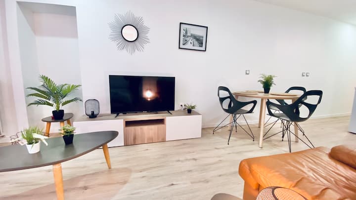 Le 1, 28m2, Centre, Wifi, Linge, Serviettes - Nantua