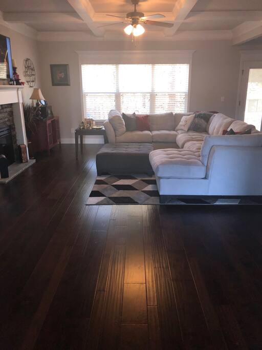 55" TV with sectional