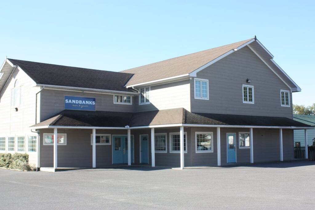Front of the Building (Entry to The Beacon is to the right of the Main doors to the restaurant)