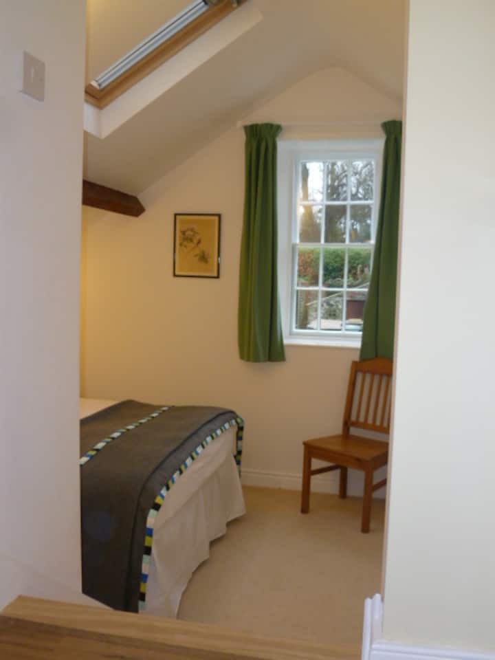 Bedroom views over the walled garden