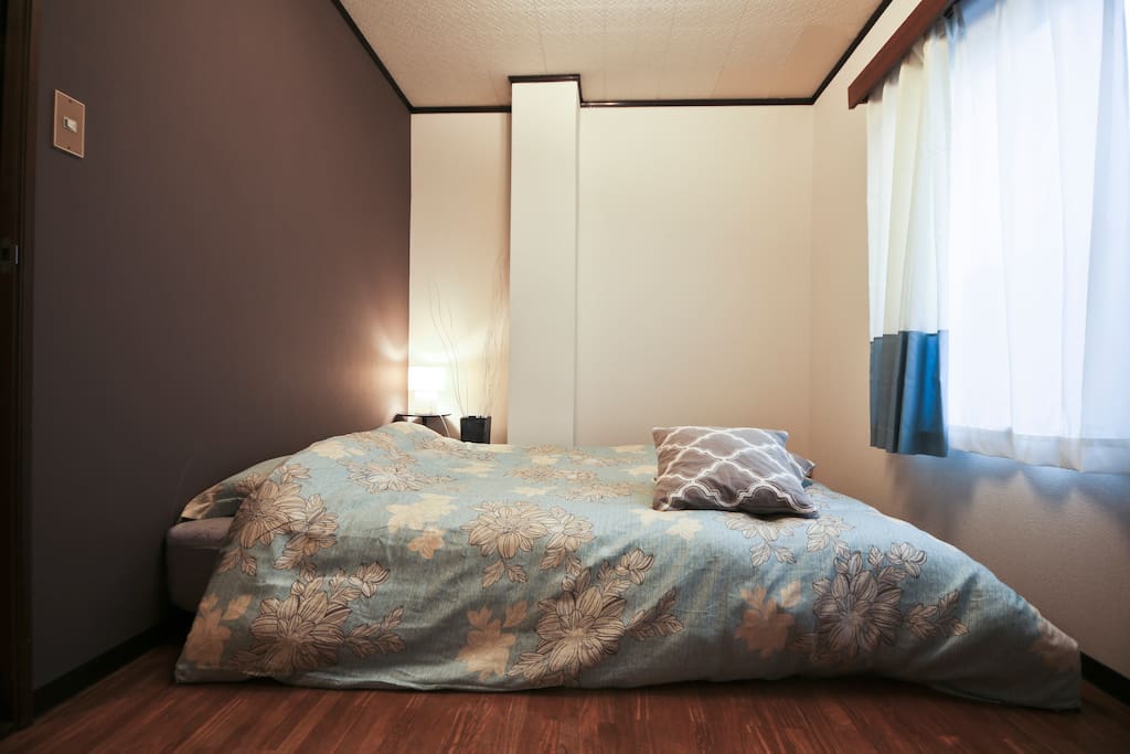 One double bed