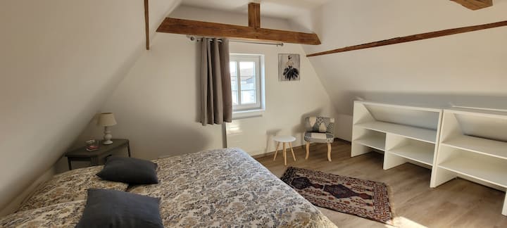 寝室1
寝室2名
2階にあります
80 x 190のベッド2台