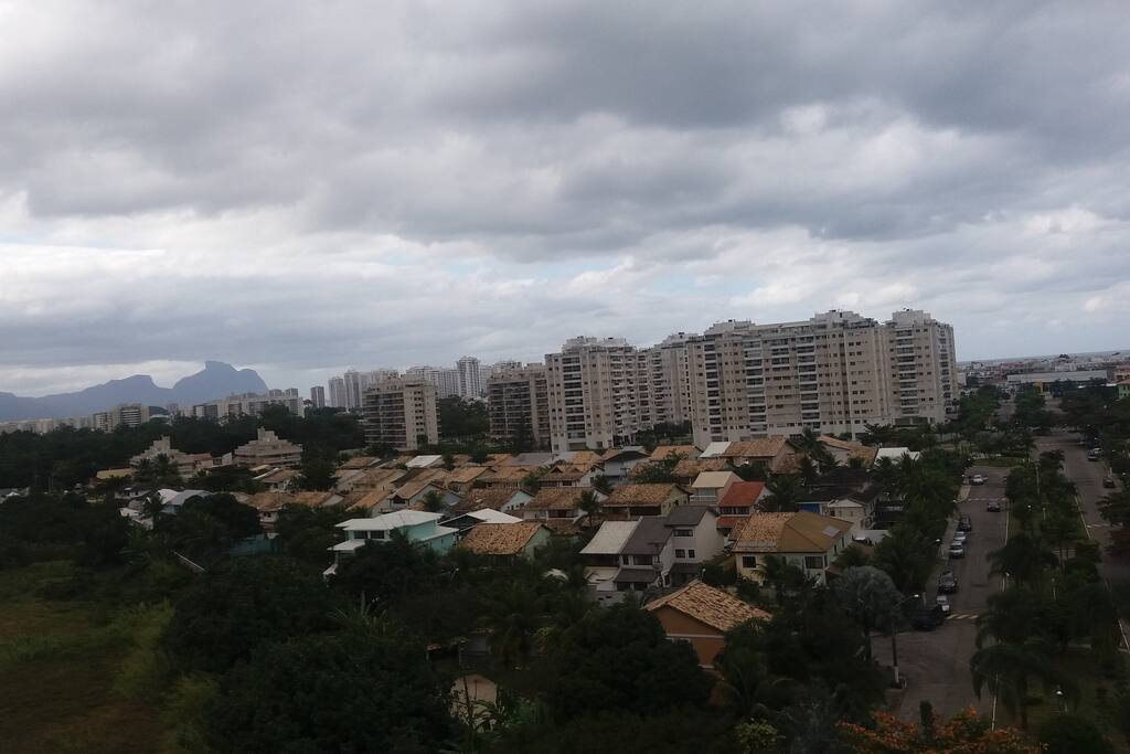 Vista varanda e quarto