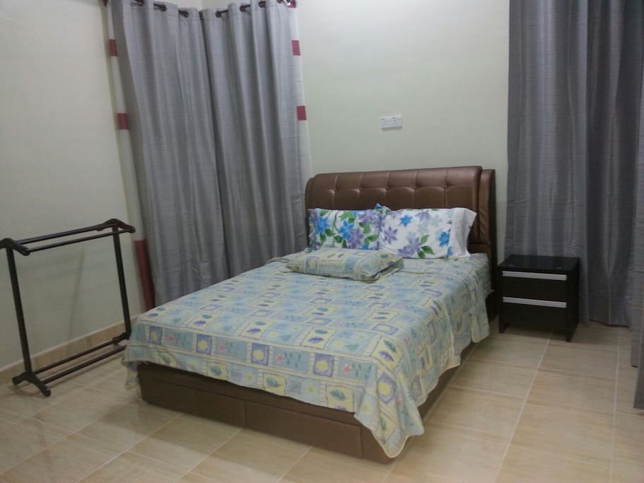 Queen size bed with
matching mattress
