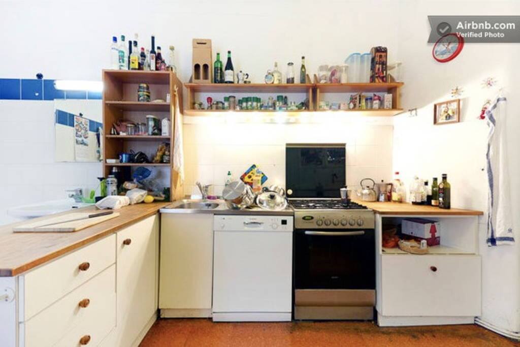 eine große Küche!