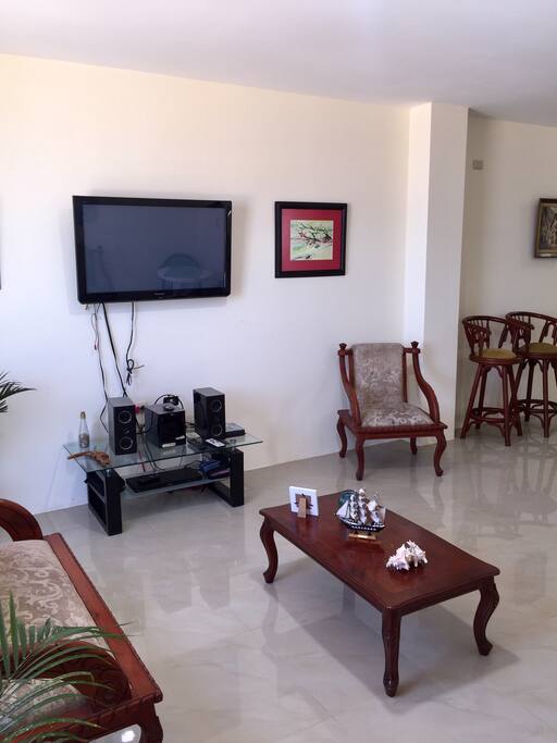 Tv, DVD, stereo plays: CD, USB, iPod ( until fifth generation), auxiliary audio.