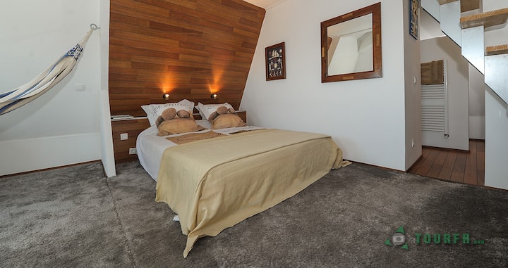 chambre 4    vue panoramique des 2 vélux