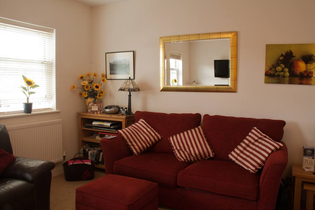Relaxing lounge with TV