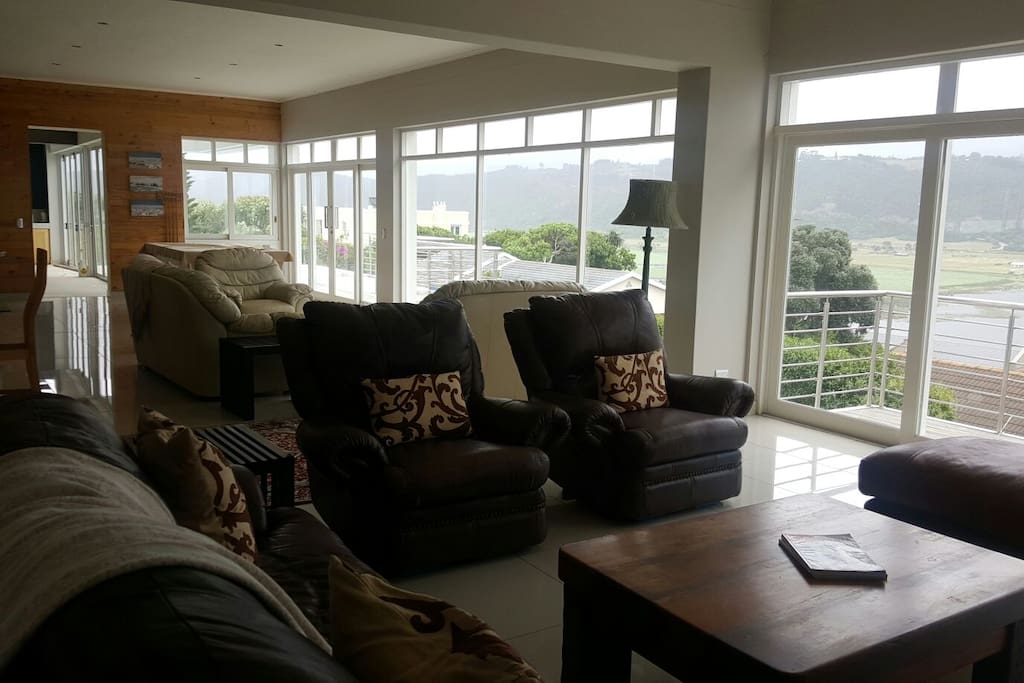 Relax in the spacious lounge