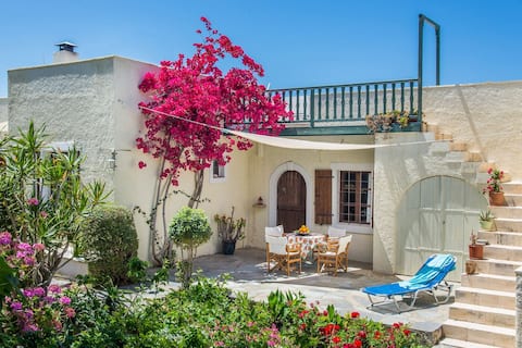 Bougainvillea house in Crete