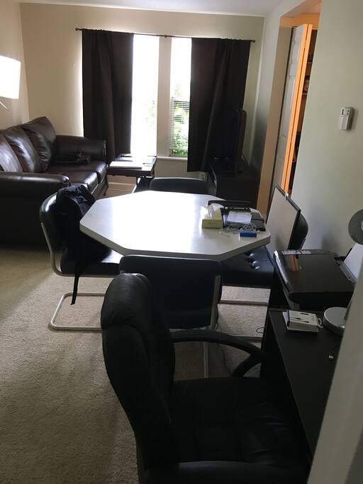 Living and dining area