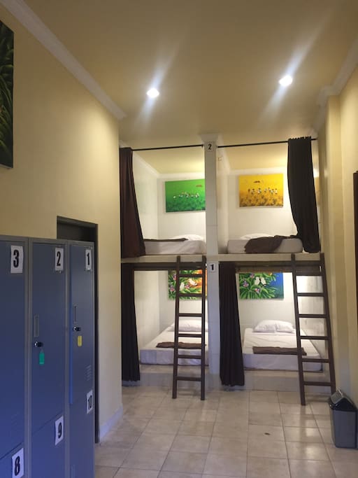 The hostel room and 1st floor