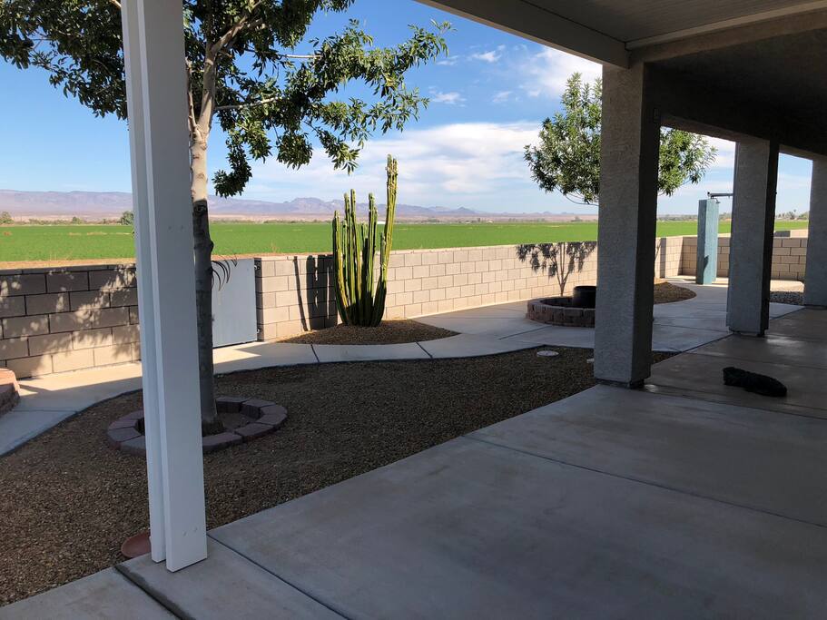 Enjoy the morning with a cup of coffee while watching the sun rise from behind the beautiful Arizona mountains.