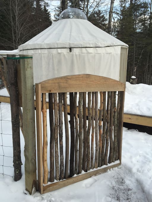 We make our doors from our wood!