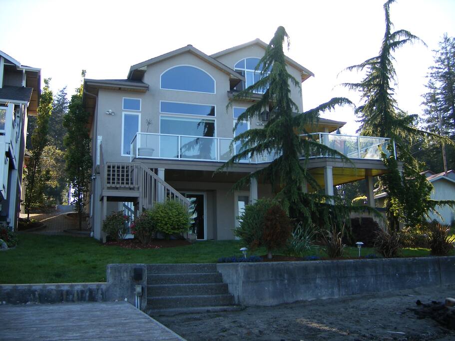 View of the home from the Beach!