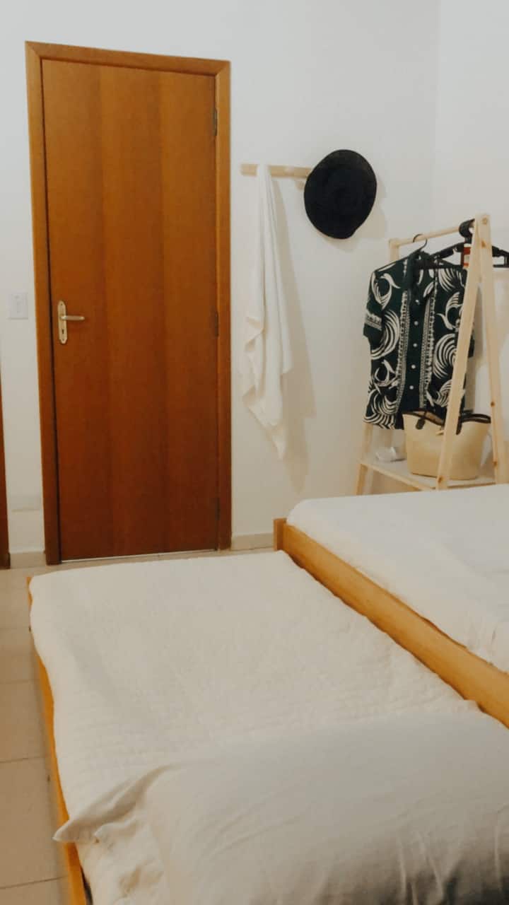 Suite med udtræksseng